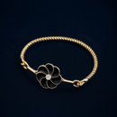 Bracelete Trevo Premium Banhado a Ouro