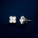 Brincos Trevo Quatro Folhas Aço Inoxidável